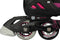 Nijdam Berry Blitz - 2-in-1 Combo Skeelers - Verstelbaar 37-40 - Zwart/Roze