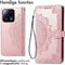 iMoshion Hoesje Geschikt voor Xiaomi 13 Pro Hoesje Met Pasjeshouder - iMoshion Mandala Bookcase - Rosé Goud