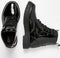 British Knights Blake - Dames Laarzen - Veterboots met Soft Foam - Zwart lak - Maat 36