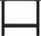 vidaXL - Salontafelpoten - 2 - st - 60x(42-43) - cm - staal - zwart