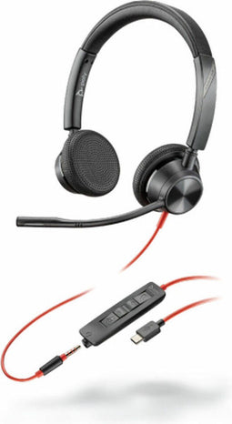 Poly Blackwire 3325 - On Ear headset - Noise Cancelling - Zwart