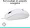 Logitech M100 - Draadloze muis - Optische tracking 1000 dpi - Wit