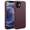 Accezz iPhone 12 Pro / 12 - Back Cover - MagSafe Leather - Heath Purple