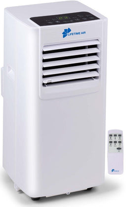 Lifetime Air Mobiele Airco - Airconditioning 8000 BTU - Koelen Ventileren Ontvochtigen - Tot 16 m² - Afstandsbediening Timer