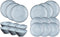 Les Essentiels CLOUD - Servies Set - 18 stuks - Stormgrijs