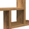 vidaXL - Wandschappen - 2 - st - 38x12x38 - cm - bewerkt - hout - artisanaal - eiken