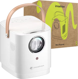 iMoshion Draagbare Beamer - Full HD Mini Beamer / Projector - Streamen via WiFi - Wit