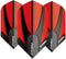 WINMAU - Prism Alpha Slim Rood en Zwart Dartvluchten - 1 set per pakket (3 vluchten in totaal)