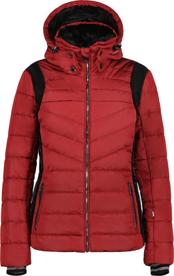 Luhta Lainiotunturi - Wintersportjas - Warm en waterafstotend - Cranberry - Maat 42