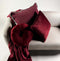 Dutch Decor - BILLY - Plaid 150x200 cm - flannel fleece - superzacht - Merlot - rood bordeaux
