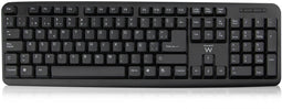 Ewent EW3109 - Toetsenbord - PS/2 USB - Ergonomisch ontwerp - Zwart