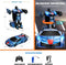 MEWAU 1:12 RC transformerende auto/robot - 2 in 1 afstand bestuurbare auto - gebaar waarneming - blauw