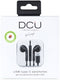 DCU 34151011 - Oordopjes met Snoer - Microfoon - Zwart Multicolour