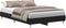 vidaXL - Bedframe - 120x200 - cm - Zwart - Eikenhout