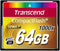 Transcend CF geheugenkaart - 64GB - 1000x - 160MB/s lezen - 120MB/s schrijven