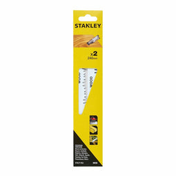 Stanley STA21182-XJ - Zaagblad Hout 240mm - Set van 2 (2 stuks)