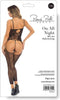 Rene Rofe Lingerie Bodystocking On All Night 2Pc Set Zwart