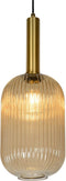 Lucide MALOTO - Hanglamp - Ø 20 cm - 1xE27 - Dimbaar - Amber
