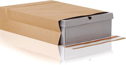e-Green enveloppen met blokbodem, ft 350 x 450 x 120 + 100 mm, doos van 200 stuks