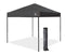 E-Z UP Ambassador Tent - 3m x 3m - Incl. Trax Roltas & Spikeset - Grijs