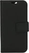 Mobiparts iPhone 13 Mini - Wallet Case - Saffiano motief - Zwart