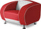 Bel Air Retro Fauteuil SF-01CB Rood