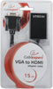 Gembird A-VGA-HDMI-01 - VGA naar HDMI adapter met audio - Zwart