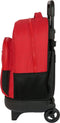 Schoolrugzak met Wielen Sevilla Fútbol Club Zwart Rood 33 X 45 X 22 cm