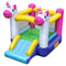Coast Springkussen - 2-in-1 Opblaasbaar Kasteel met Glijbaan - 260 x 195 x 219 cm - Multicolor