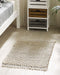 AFRIN - Laagpolig vloerkleed - Beige - 50 x 80 cm - Katoen