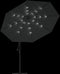 vidaXL - Zweefparasol - met - LED-verlichting - metalen - paal - 350 - cm - antraciet