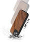 Woodcessories Bumper Case - Geschikt voor iPhone 13 - Duurzaam - Walnoot/zwart