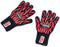 Grill Guru High Heat Gloves - BBQ Handschoenen - Hittebestendig - Zwart/Rood