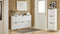 SoBuy FSR151-H-W - Schoenenkast - 3 Kleppen - Wit