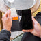 Accezz Premium Leather - 2 in 1 Wallet Bookcase - Uitneembare backcover - Zwart (Galaxy S22 Ultra)