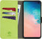 iMoshion Hoesje Geschikt voor Samsung Galaxy S10 Hoesje Met Pasjeshouder - iMoshion Uitneembare 2-in-1 Luxe Bookcase - Groen
