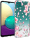 iMoshion Hoesje Geschikt voor Samsung Galaxy A22 (5G) Hoesje Siliconen - iMoshion Design hoesje - Roze / Transparant / Blossom Watercolor