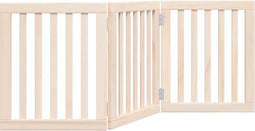 vidaXL - Hondenhek - inklapbaar - 3 - panelen - 150 - cm - populierenhout