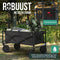 Avalo Bolderkar Opvouwbaar - Tot 110KG draagvermogen - 120L - 91x51x103 CM - 360º Wielen - Bolderwagen - Zwart