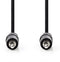 Nedis CAGT22000BK20 - Kabel 3.5mm analoog - 200cm - Zwart