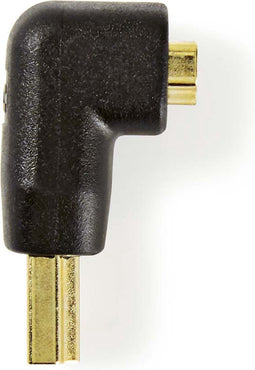 Nedis CVGB34901BK - HDMI adapter - 90° gehoekte connector - Zwart