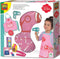 SES - Petits Pretenders - Verkleedkledingset kapper - met schort, kam, fohn en kapper producten