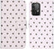iMoshion Hoesje Geschikt voor Samsung Galaxy A72 Hoesje Met Pasjeshouder - iMoshion Design Softcase Bookcase - Wit / Zwart / Hearts Allover White