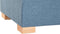 Home ESPRIT - Voetensteun - Stads ontwerp - Blauw 70 X 50 X 40 CM