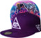 Capiche® Snapback Pet Heren – Levitatie – Paars – Verstelbaar met Druksluiting – Sportcap – Baseball Cap – Mannen Cap – Illuminati Oog Pet