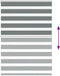 vidaXL - Zebra - rolgordijn - 115x100 - cm - stofbreedte - 110,9 - cm - donkergrijs