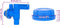 vidaXL - Watertank - met - kraan - 15 - L - kunststof - transparant