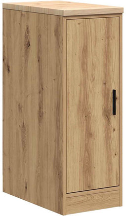 vidaXL - Garagekast - 30x51x85 - cm - massief - grenenhout - artisan - eikenkleurig