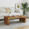 vidaXL - Salontafel - 102x50x35 - cm - bewerkt - hout - oude - houtkleurig