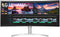 LG 38WN95C - Ultrawide Monitor - 3840x1600 144Hz Nano IPS - Wit Zilver